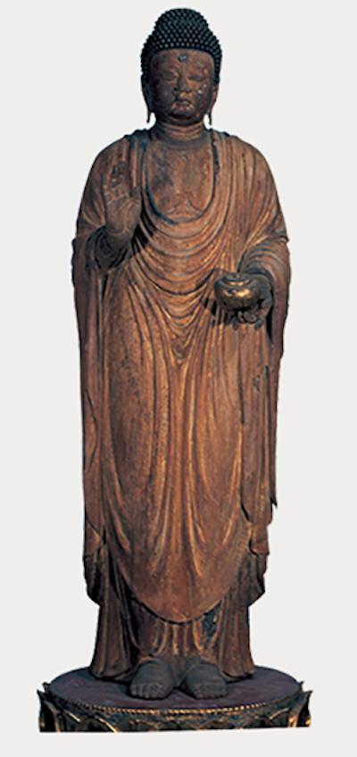 重要文化遗产 药师如来立像 平安时代(10世纪)京都春光寺藏