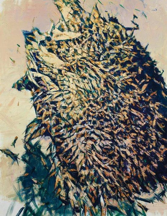 《采薇》,布面油画,200 × 156 cm,2018