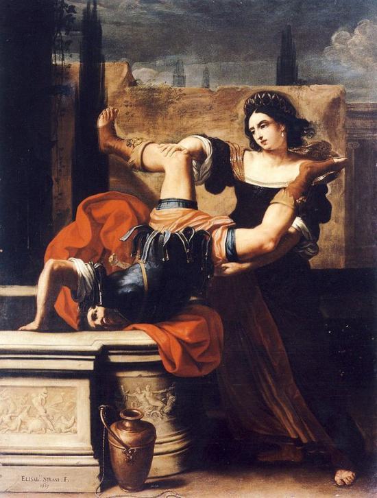 伊丽莎白·西拉尼,《泰摩克利杀死强奸者》,1659