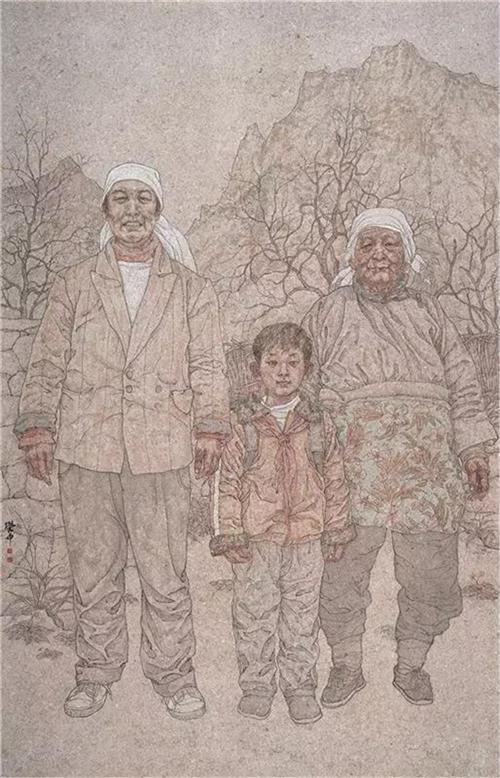 《守望》249×160cm 2010年