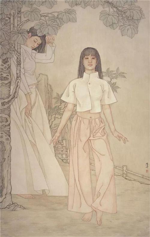 《沉香梧桐》220×147cm 2007年