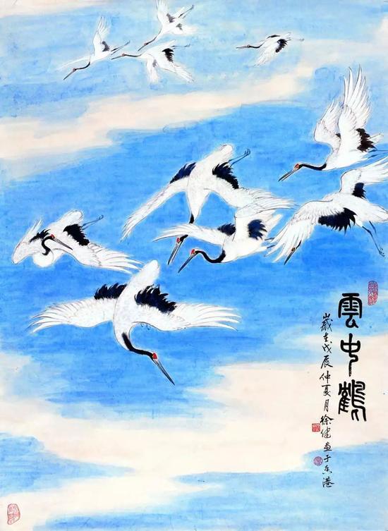 《云中飞鹤》
