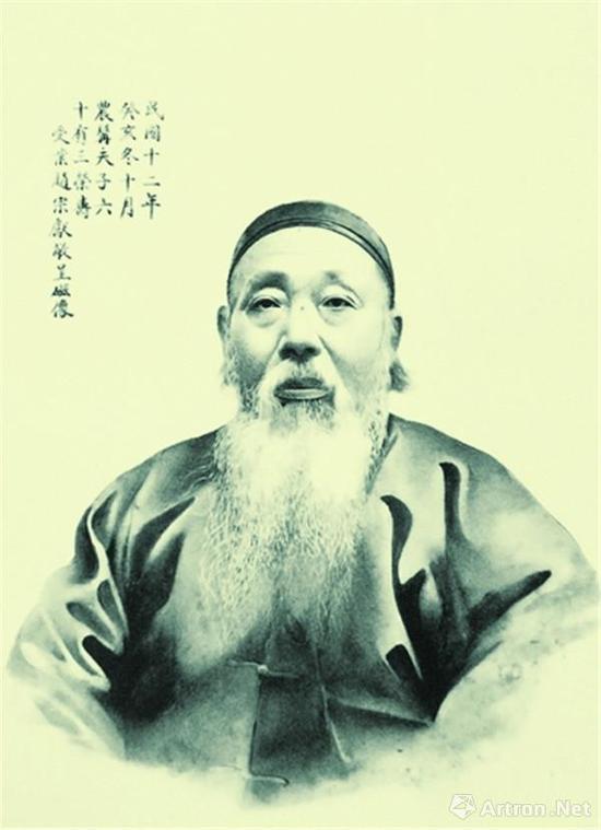 附图7。曾熙像(1861~1930年)