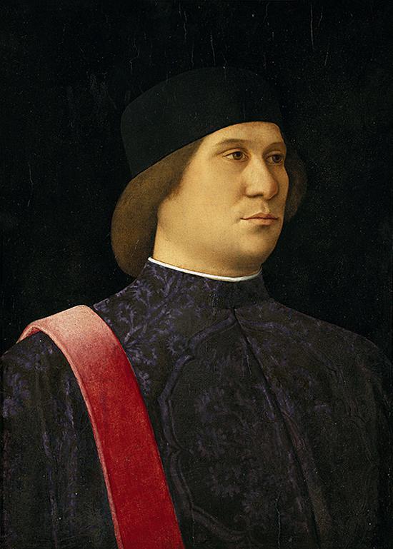 《行政长官的肖像》、乔凡尼·贝利尼,木板油画,约1507年