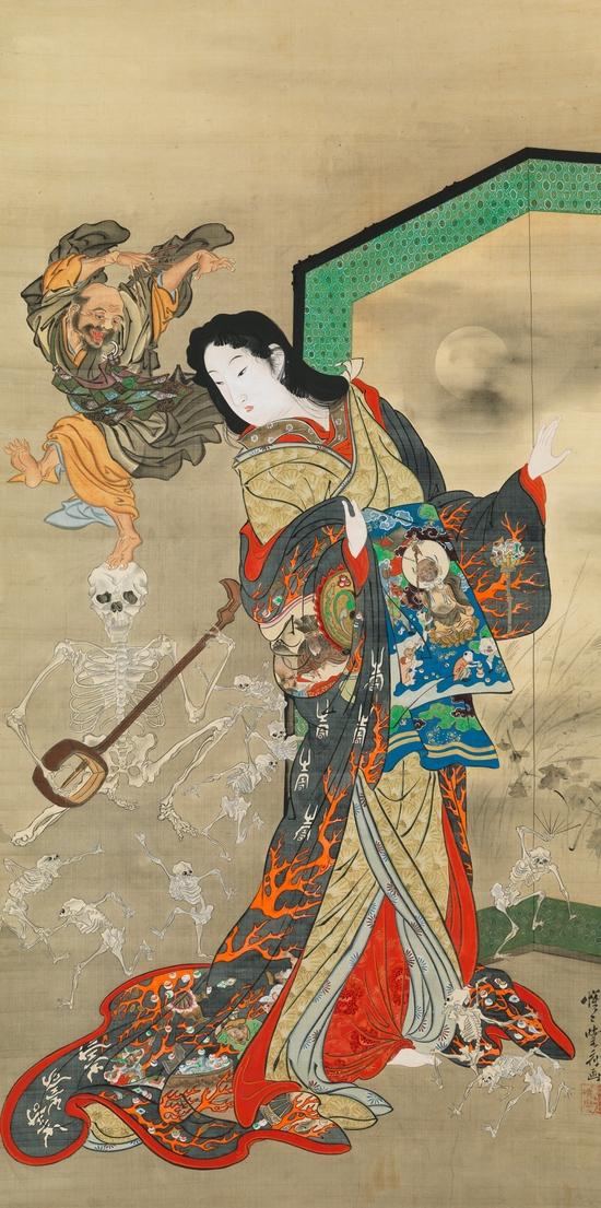 河锅晓斋,《地狱交际花》,1871-1889