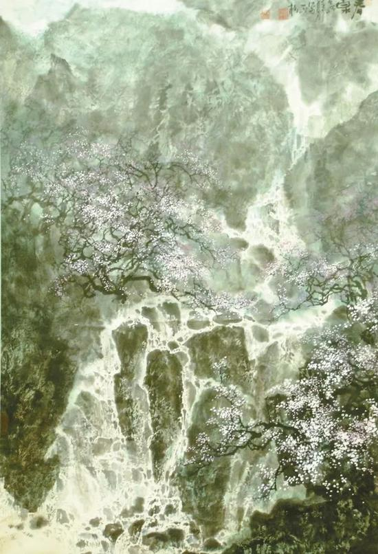春泉作为历代画家的咏春之笔,为中国山水画史留下无限春色。