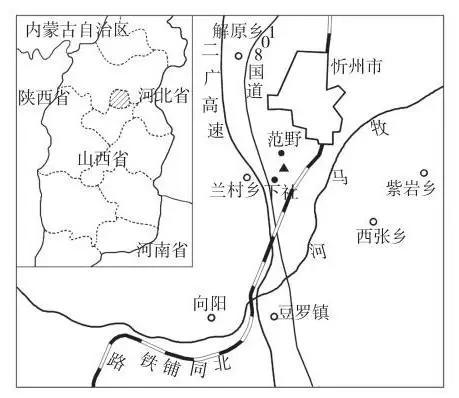 ▲墓葬位置示意图