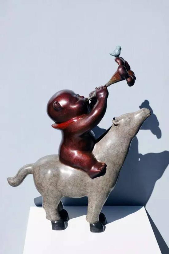 吴梁焰《国宝—境界》No.8 80×23×62cm 铸铜 2015