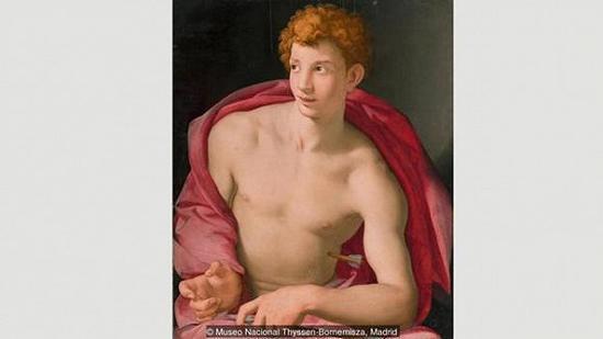 阿纽洛·布龙齐诺(Agnolo Bronzino),《圣塞巴斯蒂安》,约绘制于1533年