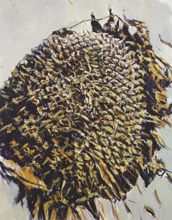 《孤陔》，布面油画，200 × 156 cm，2018