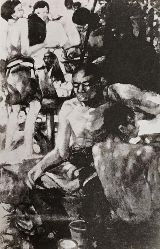 ▲ 《民间》,林风眠,油画,1927年