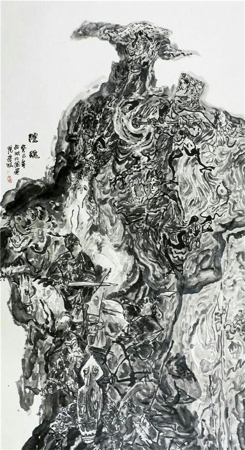 《楚魂》180×97cm 2012年作
