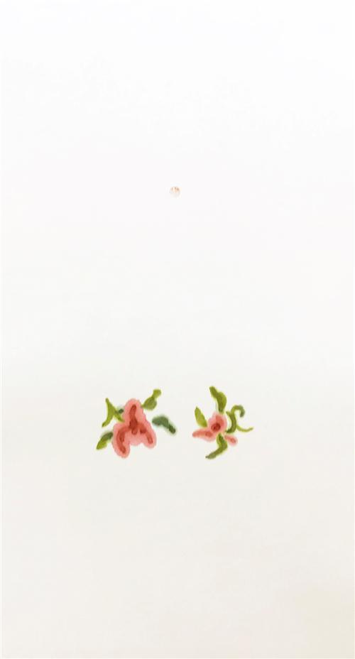 (梅一作品赏析:《恬淡自华》1m0.5m)