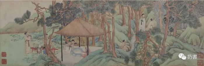 文徵明《惠山茶会图》,故宫博物院