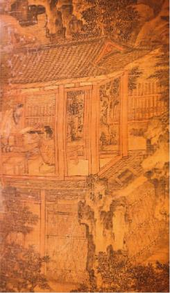 《高士图》(局部) 卫贤 五代