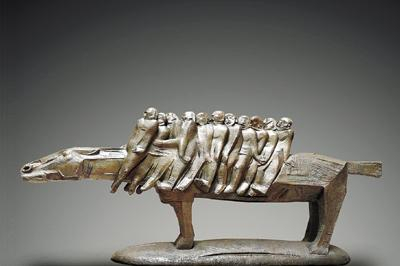 远方的呼唤(青铜) 75cm×10cm×35cm 刘松