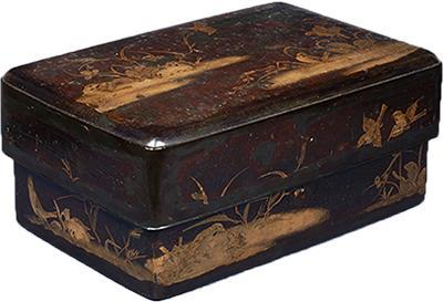 重要文化遗产 野边雀莳绘手箱 平安时代(12世纪) 大阪金刚寺藏