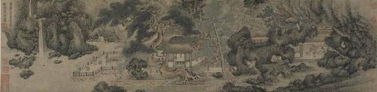 图16:明清画 王蒙颐养天年(意)美国弗利尔美术馆藏