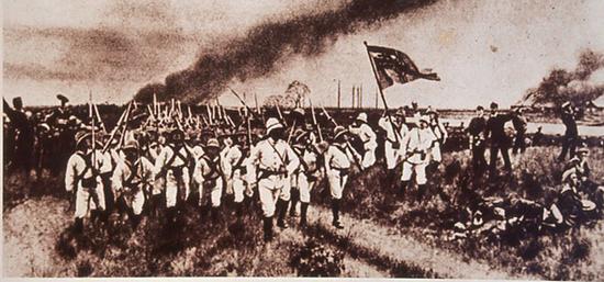 1860年10月6日英法联军攻陷北京以后进入圆明园,第二天,疯狂的抢劫开始了。