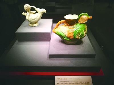 “大辽五京展”展品——鸳鸯形三彩壶 连晓芳 文/图