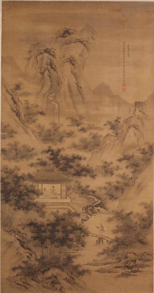 明 史颜节 《溪亭清话图》 山东博物馆藏