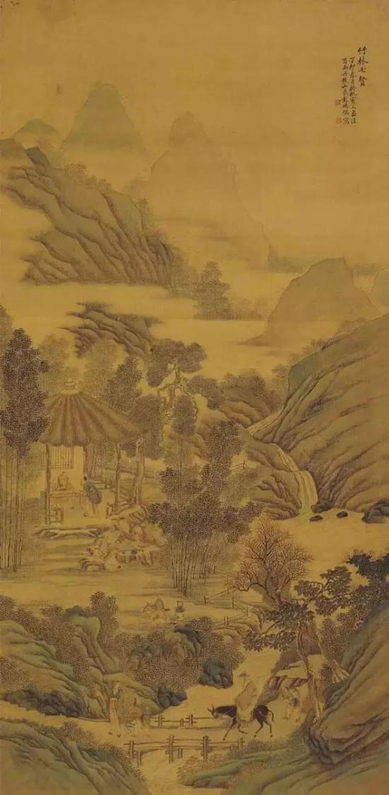 清 彭暘《竹林七贤图》 台湾历史博物馆藏