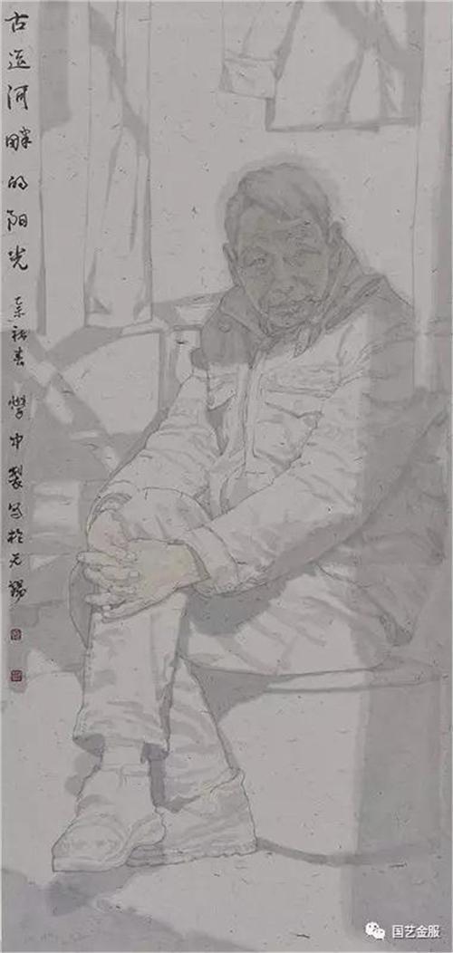《古运河畔的阳光》136×68cm 2015年
