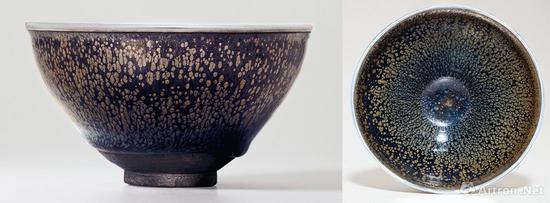 南宋建窑“油滴天目”茶盌
