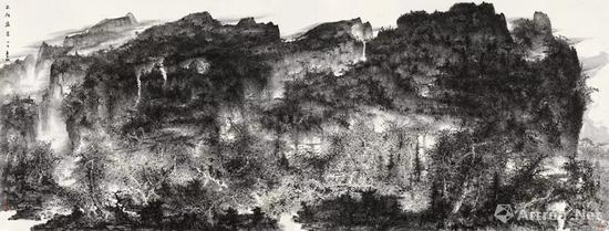 熊红钢 丙申(2016年)作 太行盛景 镜心