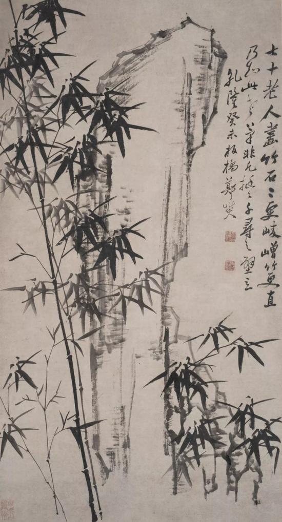 郑板桥 竹石图