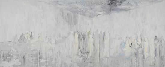 非相,布面油画,5.1x2.5m,2015