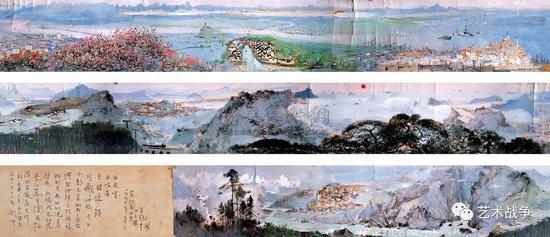 (王中军收藏:吴冠中的《长江万里图》)