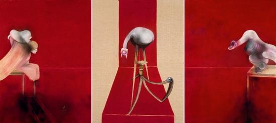 《三联画的第二版》(Second Version of Triptych), 1944,1988 弗朗西斯·培根