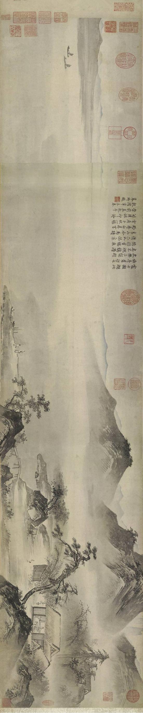 《西山草堂》 唐伯虎 大英博物馆藏