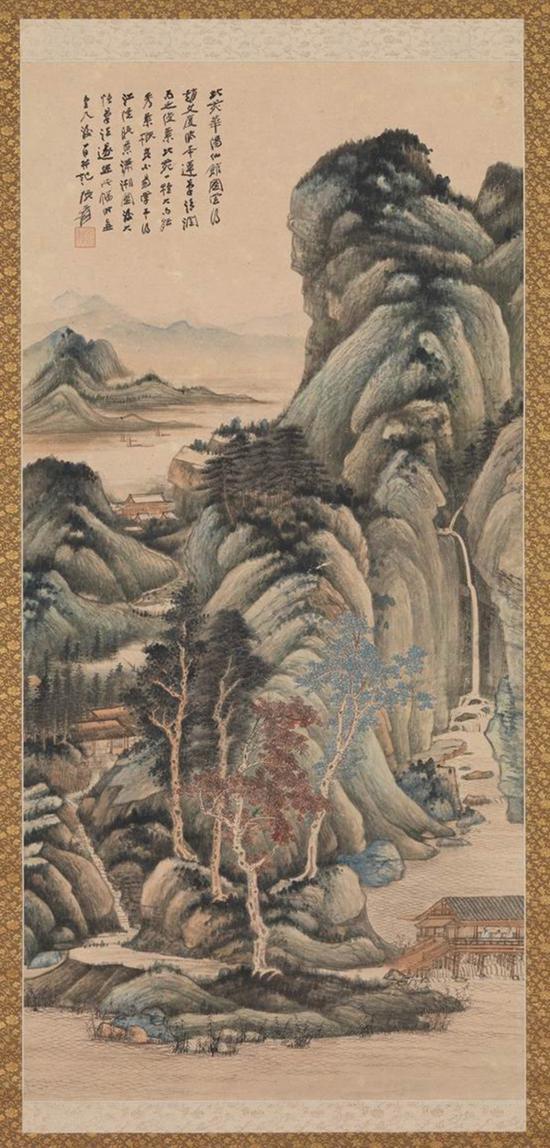 《画华阳仙馆》张大千