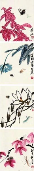 齐白石花卉册页
