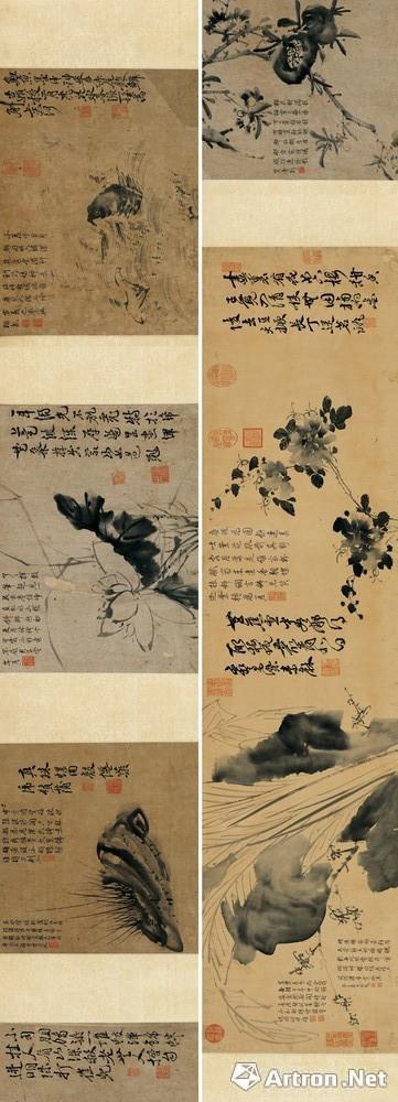 徐渭 《写生卷》 1.27亿元 中国嘉德2017年秋拍