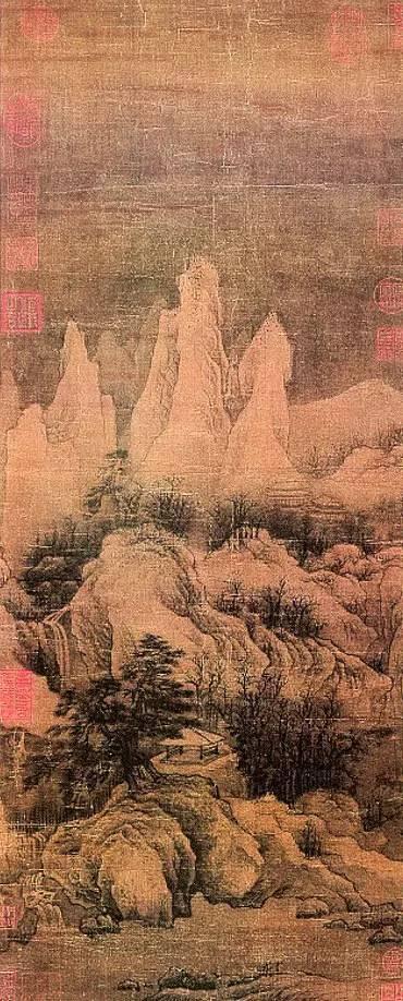 群峰霁雪图:台北故宫博物院藏。