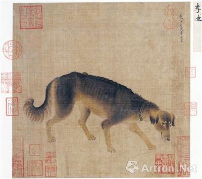 宋代《猎犬图》