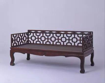 黄花梨十字连方罗汉床 明 高89.5cm,长198.5cm,宽93cm