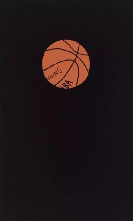 Jonas Wood,《Bball 13》,2016。图片:De Pury