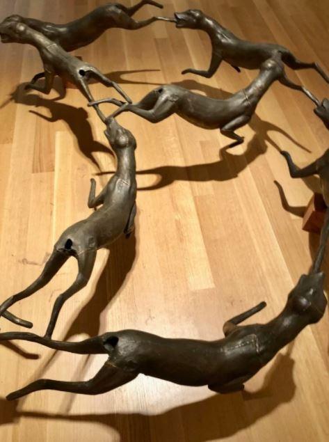 苏富比的Bruce Nauman的狐狸圆圈作品
