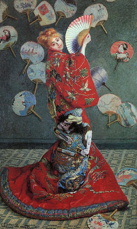Claude Monet, Camille Monet in Japanese Costume (1876)