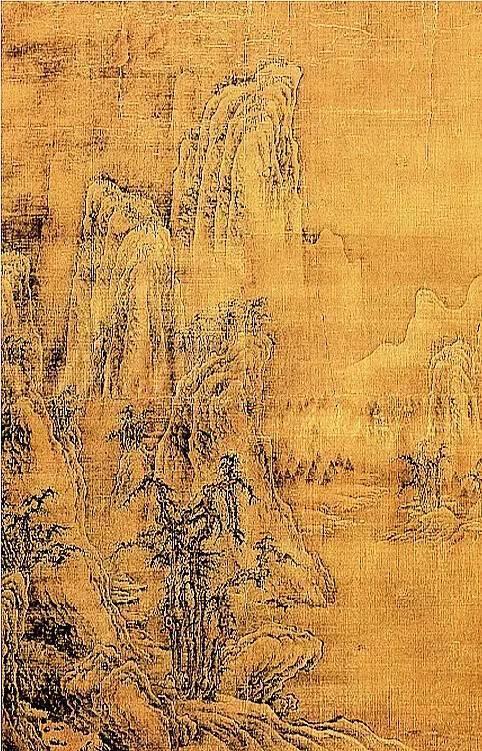 雪山归猎图:翟院深作,安徽省博物馆藏。