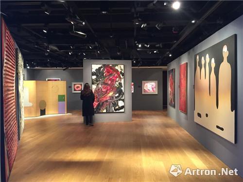 2015年香港苏富比艺术空间“亚洲前卫艺术展”现场