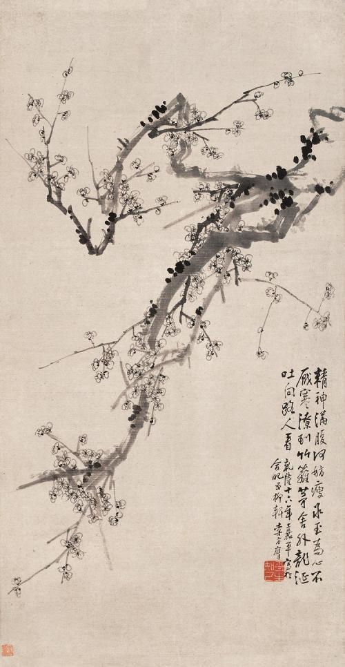 清 李方膺 《墨梅》