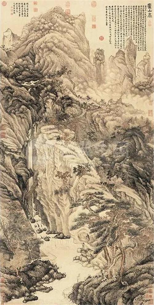 明 沈周 《庐山高》
