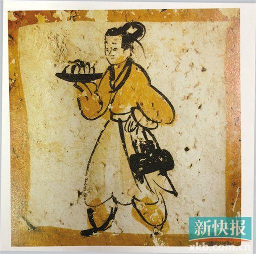 魏晋 进食图砖画 嘉峪关市文物管理所藏