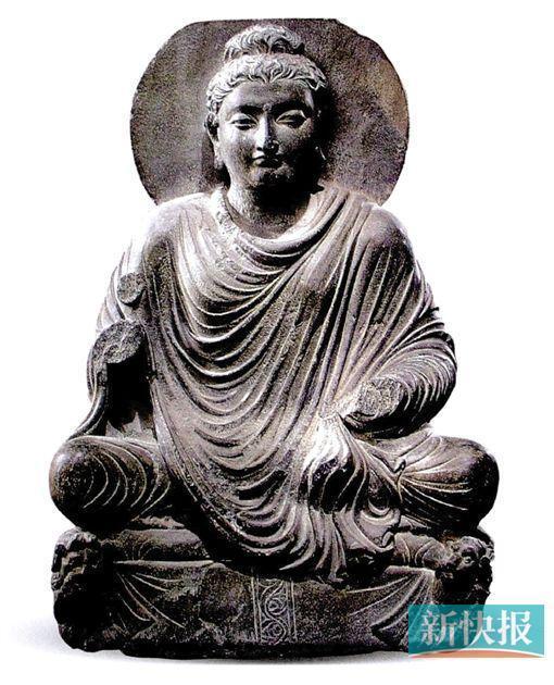 1-2世纪犍陀罗石雕佛坐像