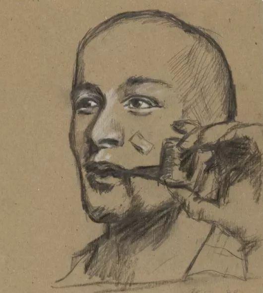 朱利安·施纳贝尔,《Blinky Palermo》,1980。图片: courtesy of Sotheby’s